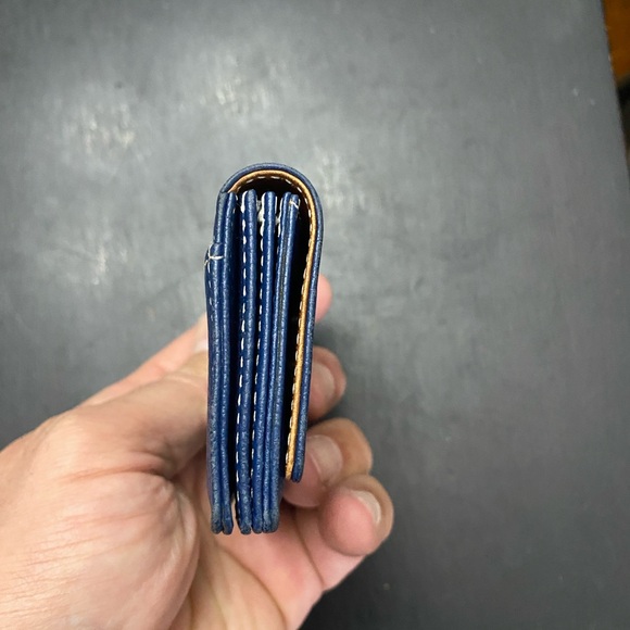 Coach Blue Leather Credit Card Holder. EUC - Picture 5 of 8